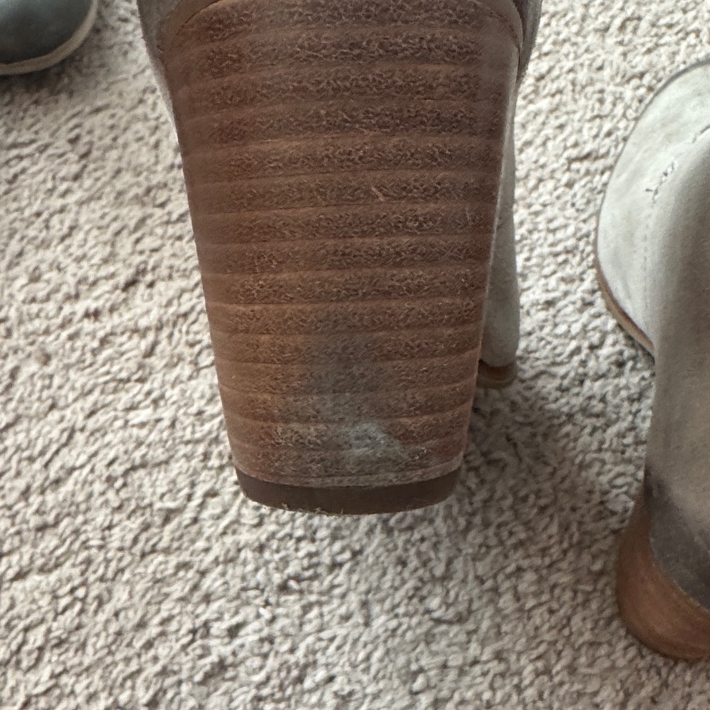 Toms Women's Lace-Up Boots in Tan Suede - Picture 6 of 8